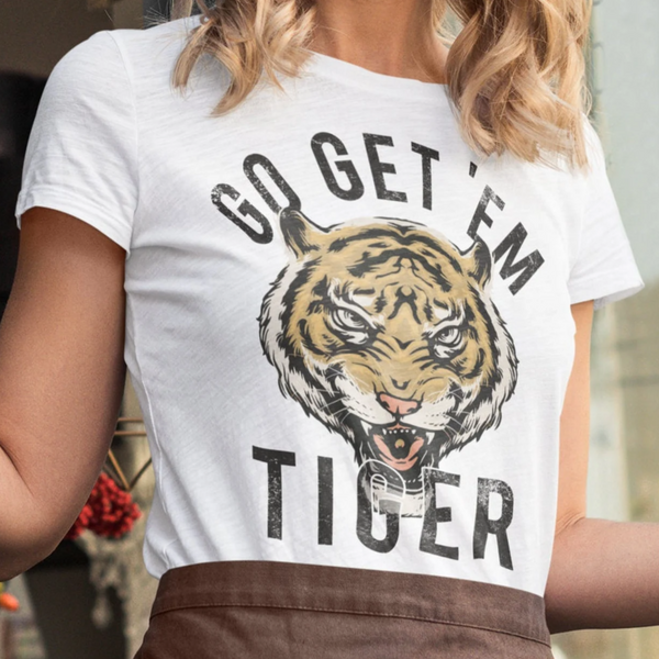 Tiger Print T Shirt 