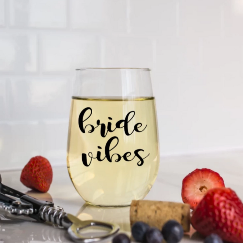 Bride  Wine Glass
