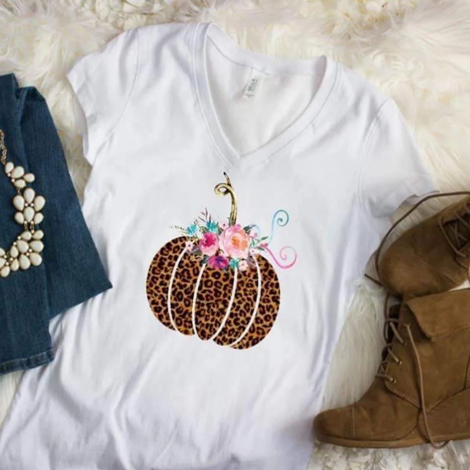 Leopard Pumpkin Shirt