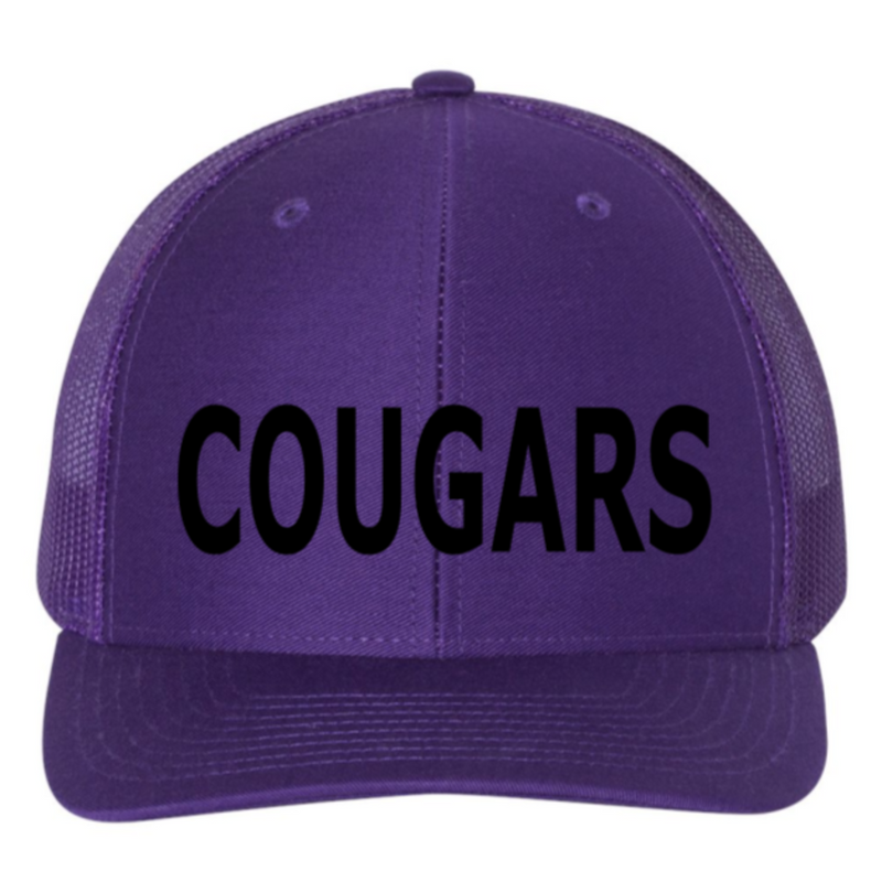 Cougars Snapback Trucker Hats