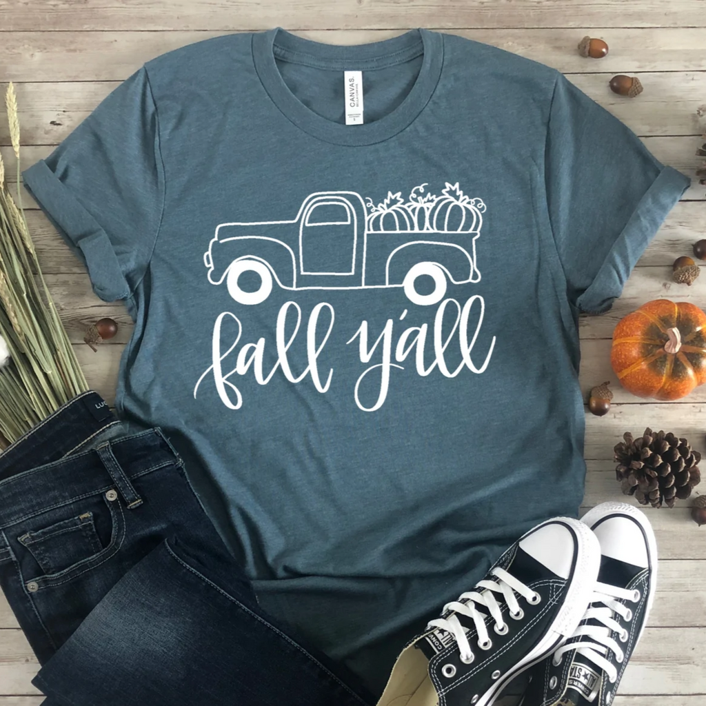 Women's It's Fall Y'all Truck T-Shirt