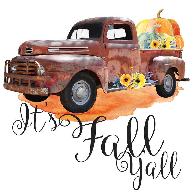 Vintage Fall Truck Hoodie