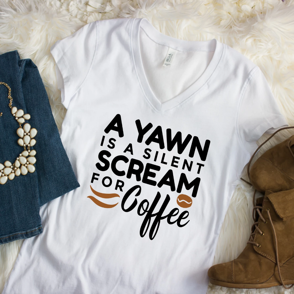 Yawn is a Silent Scream Tshirt