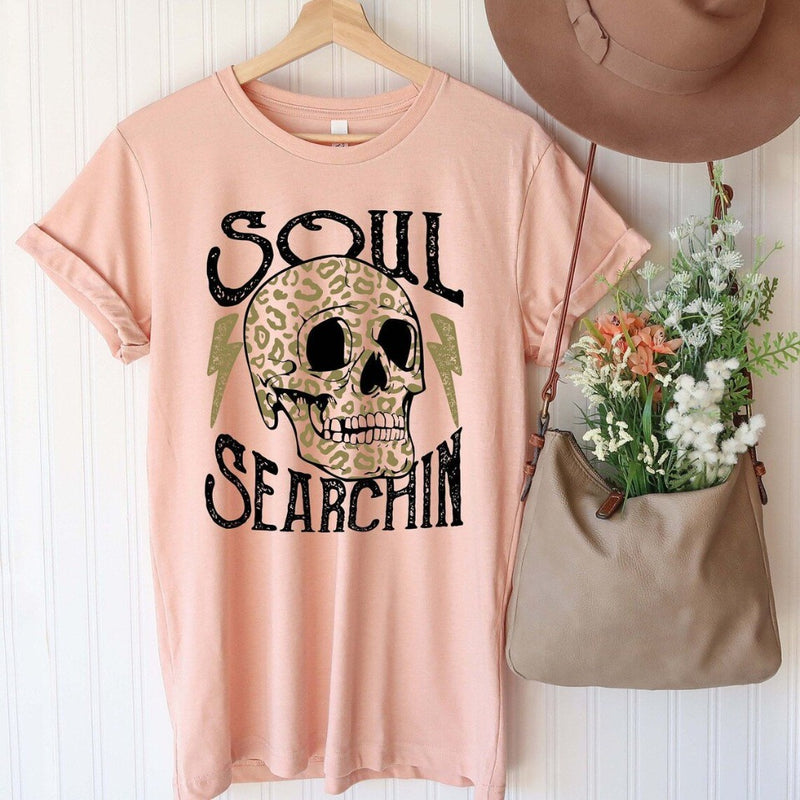 Soul Searchin Retro Skull T-Shirt